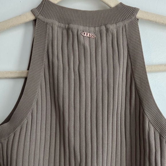 GUESS stretchy top and midi skirt set in taupe (like new, worn once) - Picture 4 of 8